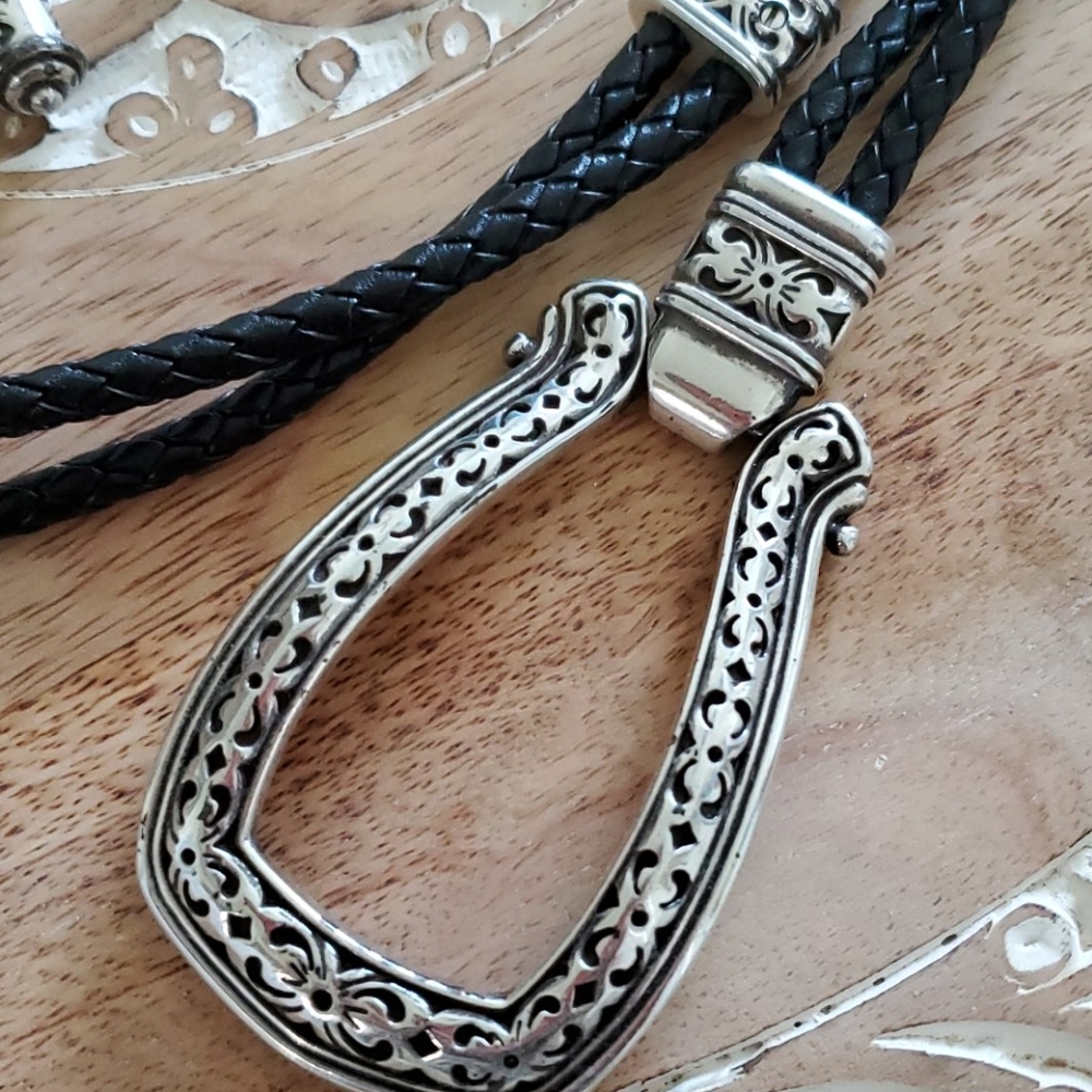 Brighton Retired Rope Belt Black - Picture 5 of 6